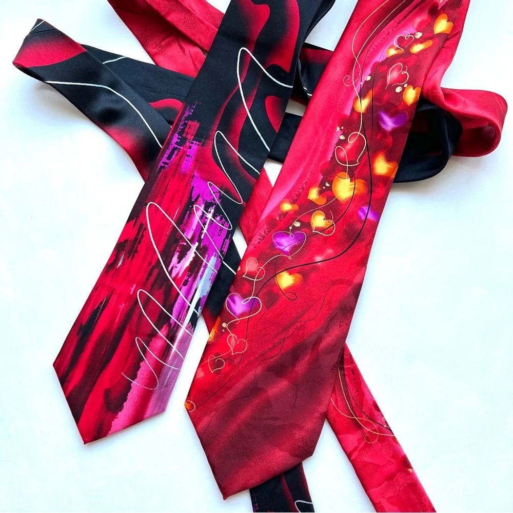 2 J.Garcia ties, NEW YORK AT NIGHT & THIRSTY, excellent condition, look new.